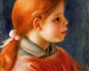 皮埃尔 奥古斯特 雷诺阿 : Head of a Young Woman